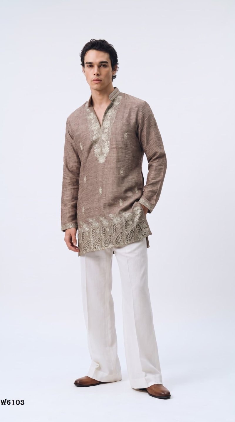 Outluk Wedding Vol 61 Lachaka Mens Kurta With Boot Cut Pant 